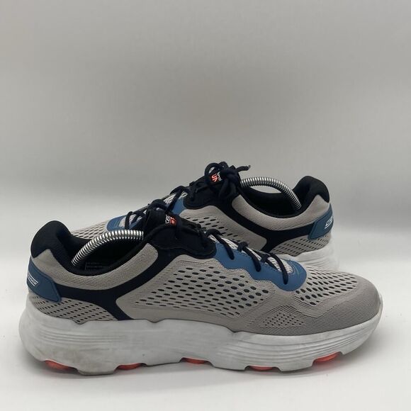 Mens Size 11 Skechers Go Run 7.0 Gray/Black Running Athletic Shoes 220644-GYMT - Picture 6 of 11